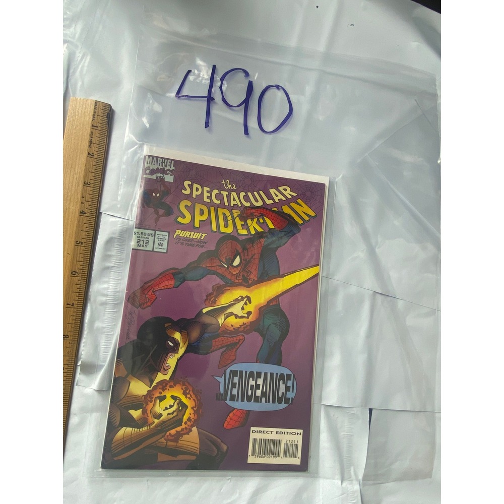 The Spectacular Spider Man‎ Comic Book Issue 212 May 1994 Marvel Direct Edition